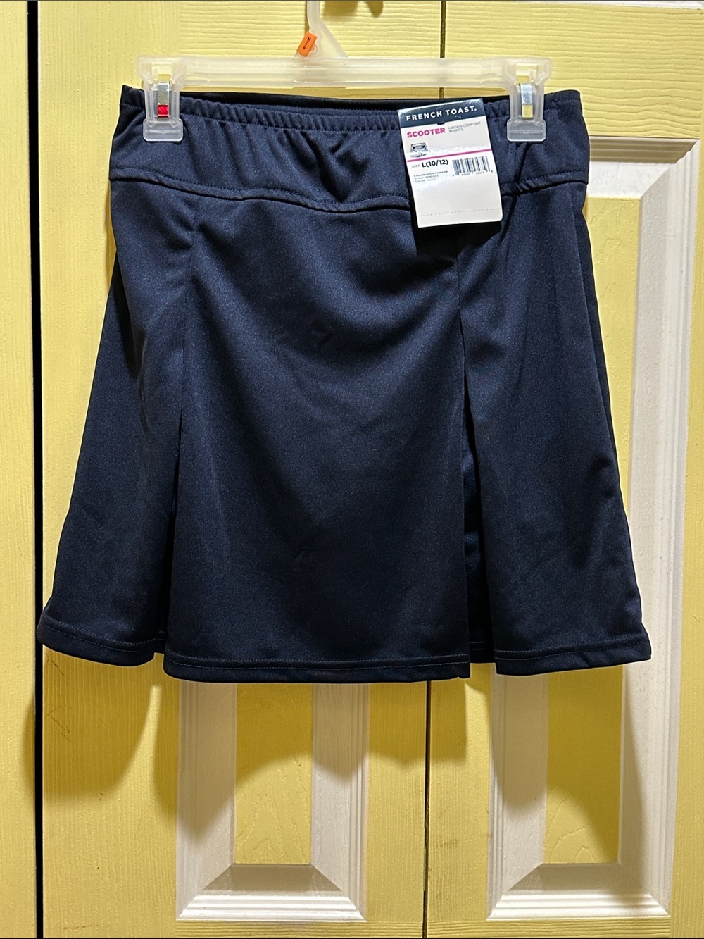French Toast Navy School Skort with Side Pleat